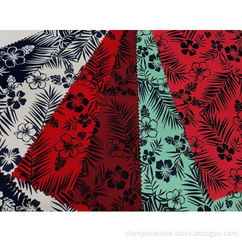 100% Cotton Stretch  Pigment Printed Fabric